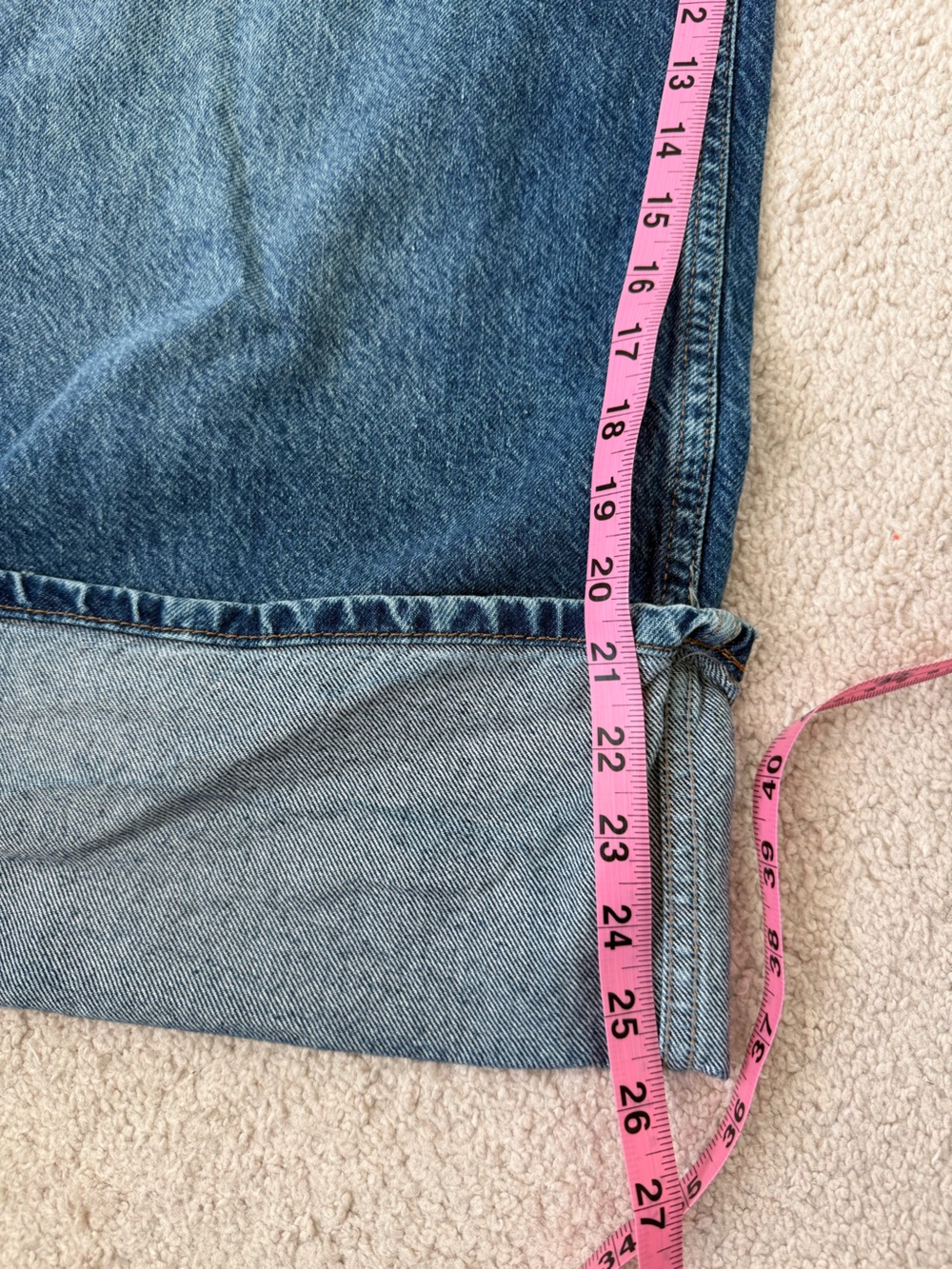 Free People Final Countdown Cuffed Low Rise Jeans - Picture 12 of 13